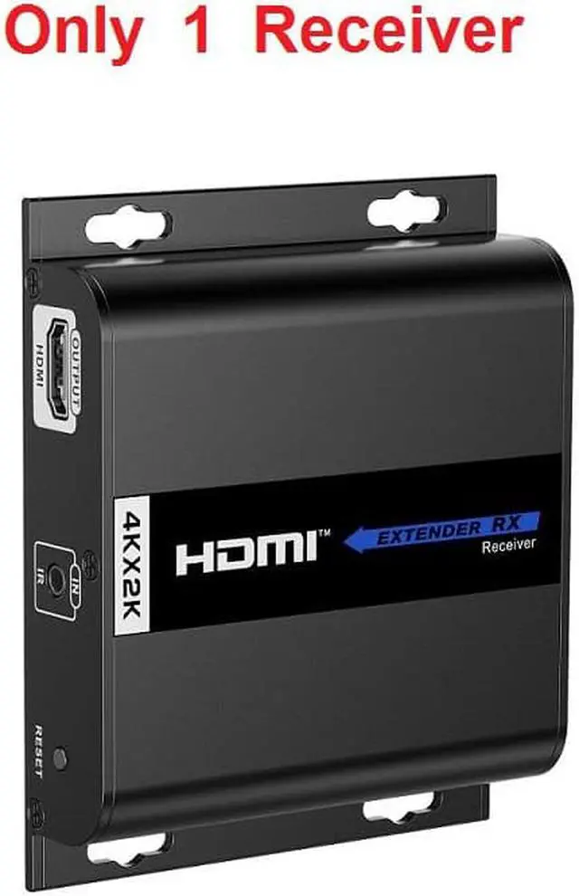 Main image of Only Receiver,For LKV683-4.0 4Kx2K@30Hz HDMI 1.4 Extender Up to 120M,One TX to Many RX Splitter over Single CAT5e/6 HDCP1.4 Converter with IR Remote Control Only 1 Receiver