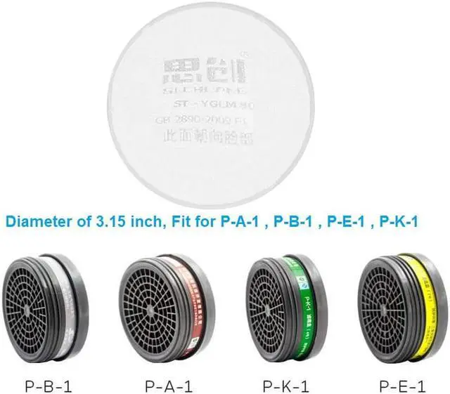 Alt view image 3 of 5 - Organic Vapor Cartridge Respirator Filter Cotton (50PCS)