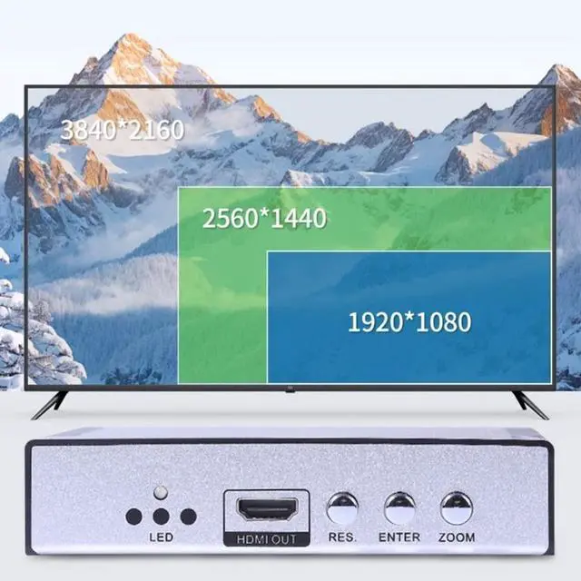 Alt view image 3 of 6 - 4K@60Hz HDMI to HDMI Video Converter Image Rotator 90/180/270 Degree,Support Up and Down Frequency Conversion,Frame Rate Changes,Audio Synthesis and Separation