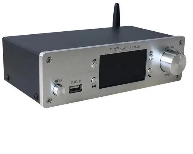 Alt view image 2 of 7 - RH-699X Professional 5.1 Channel Audio Decoder USB U-Disk Lossless Music Playback Bluetooth5.0 Fiber Coaxial Audio Decoding 6-Channel Output