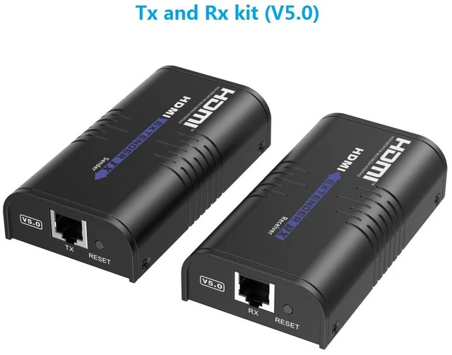 Main image of LKV373A V5.0 HDMI Extender 120M Over IP Cat5/5e/Cat6 1920x1200@60Hz HDMI Video Audio Transmitter Receiver 1080P Extender Kit for TV PC