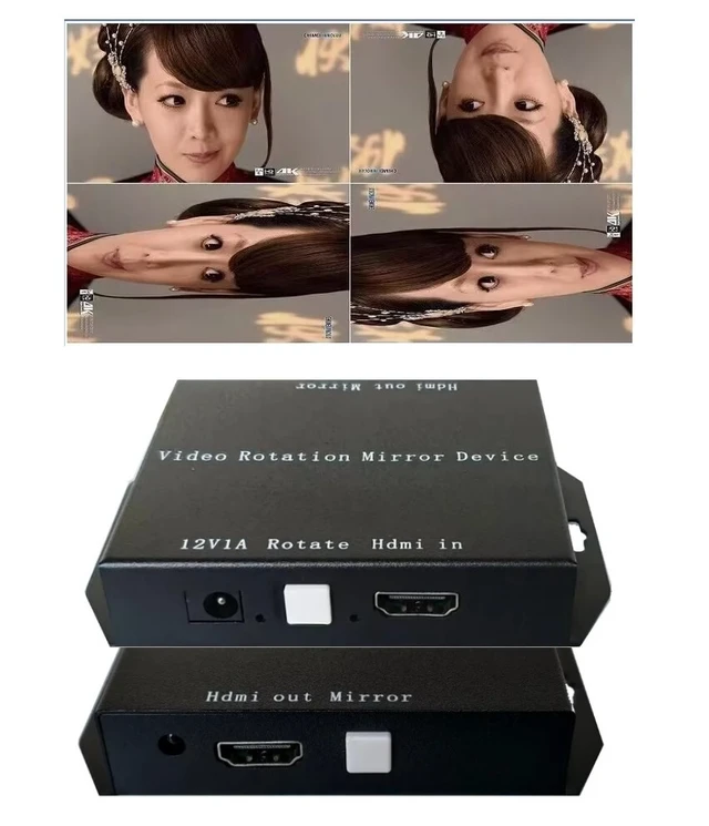 Alt view image 5 of 7 - HD Video Image Rotator 90/180/270 Degree Image Flip for Vertical Screen Display 1080P