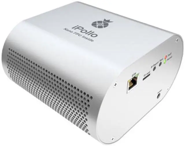 Main image of iPollo G1 mini 1.2GH/s Grin Miner with PSU and Compatible with MWC 4.2G Hashrate. Silence and Small Mining Machine.