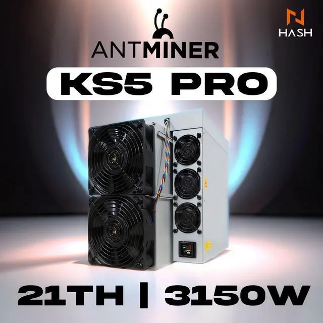 Alt view image 4 of 4 - Antminer KS5 Pro 21Th/s 3150W KASPA Miner kHeavyHash Air-cooling Miner Asic Mining Crypto Hardware Cryptocurrency KAS Coin Miner