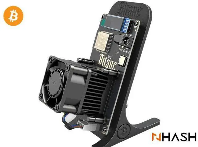 Main image of Bitaxe Gamma 601 High-Efficiency Open-Source Bitcoin ASIC Miner (1.2 TH/s, 18W) featuring BM1370 Chip Black