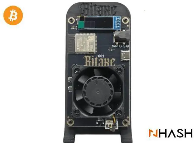 Alt view image 2 of 5 - Bitaxe Gamma 601 High-Efficiency Open-Source Bitcoin ASIC Miner (1.2 TH/s, 18W) featuring BM1370 Chip Black