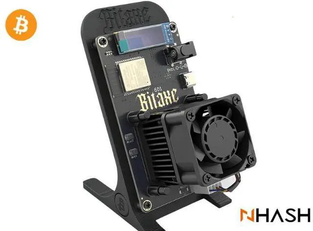 Alt view image 3 of 5 - Bitaxe Gamma 601 High-Efficiency Open-Source Bitcoin ASIC Miner (1.2 TH/s, 18W) featuring BM1370 Chip Black