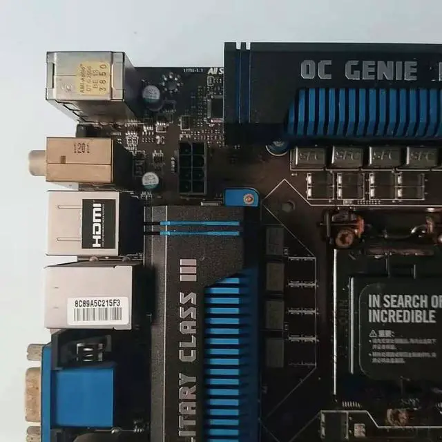 Alt view image 4 of 8 - MSI Z77A-GD55 original desktop motherboard  LGA 1155 DDR3 32GB  HDMI  USB3.0 SATA3 Z77 motherboard