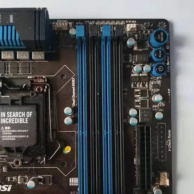 Alt view image 5 of 8 - MSI Z77A-GD55 original desktop motherboard  LGA 1155 DDR3 32GB  HDMI  USB3.0 SATA3 Z77 motherboard