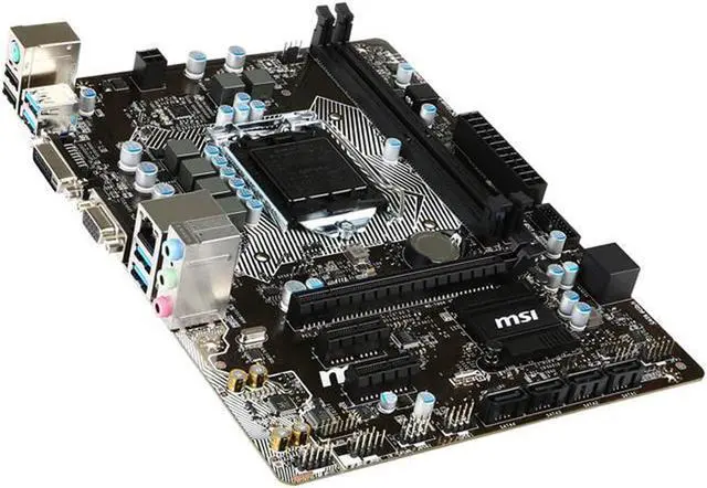 Alt view image 5 of 7 - FOR MSI B150M Pro-VD LGA 1151 DDR4 Intel B150  SATA 6Gb/s USB 3.1 PCI-E 3.0  Micro ATX Intel Motherboard