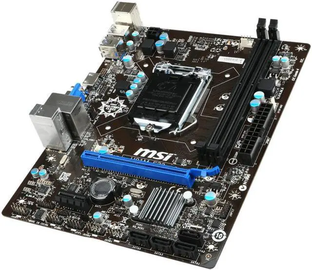 Alt view image 5 of 7 - FOR MSI H81M-E33  Intel H81 HDMI PCI-E 2.0 SATA 6Gb/s USB 3.0 Micro ATX Intel LGA 1150 Motherboard DDR3  can  use 1150  i3 i5 i7 xeon