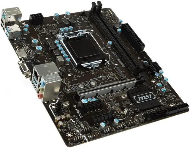 Alt view image 4 of 7 - FOR MSI B250M-E Motherboard INTEL B250 Support 6th/7th Gen Processor [ LGA 1151 CPU ], DDR4 2666 MHz, \M.2 [ NVME ] Support HDMI  USB3.1 SATA3 SATA 6Gbps Micro ATX