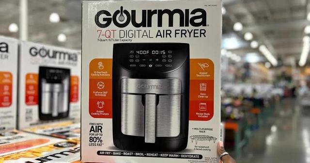 Gourmia 7-qt. Stainless Steel Digital Air Fryer