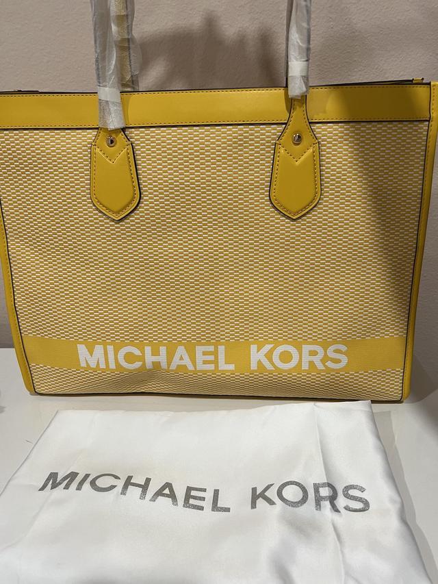 Michael Kors Large Sun Bay Logo Canvas East West Tote Newegg