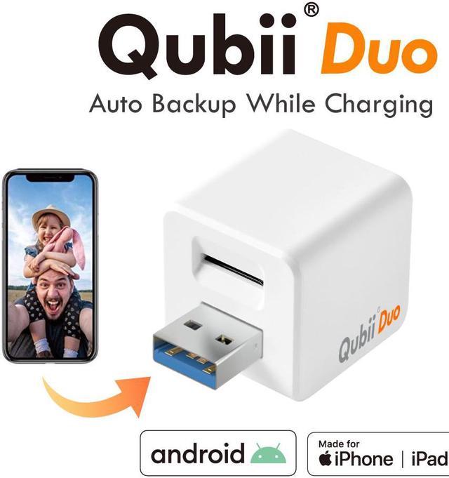 Maktar Qubii Duo USB-A Auto Backup Photos Flash Drive Photo Stick