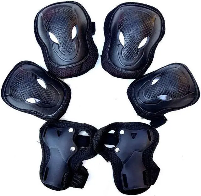Main image of Children's roller skating gear 6 sets cycling skateboard skating knee and elbow protection kit