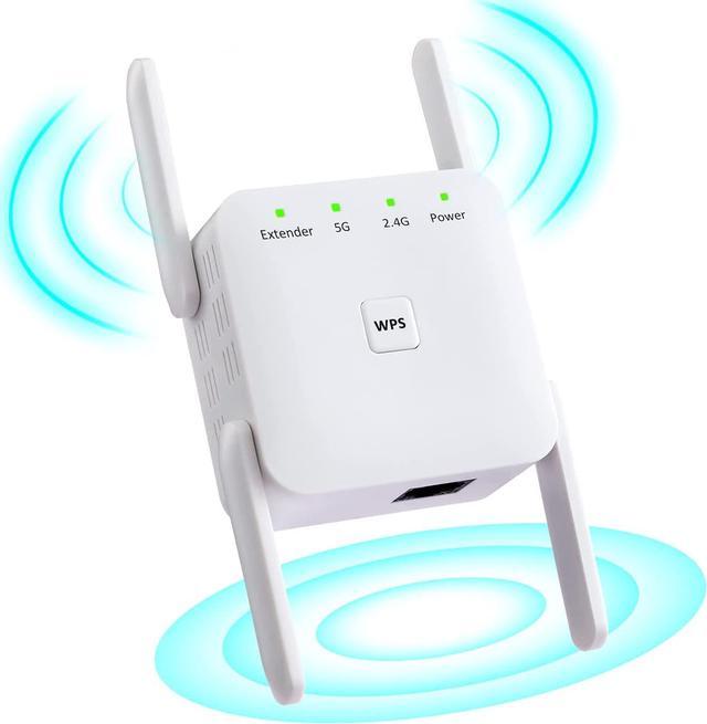 WiFi booster, 1200Mbps WiFi Extenders Signal Amplifier for Home