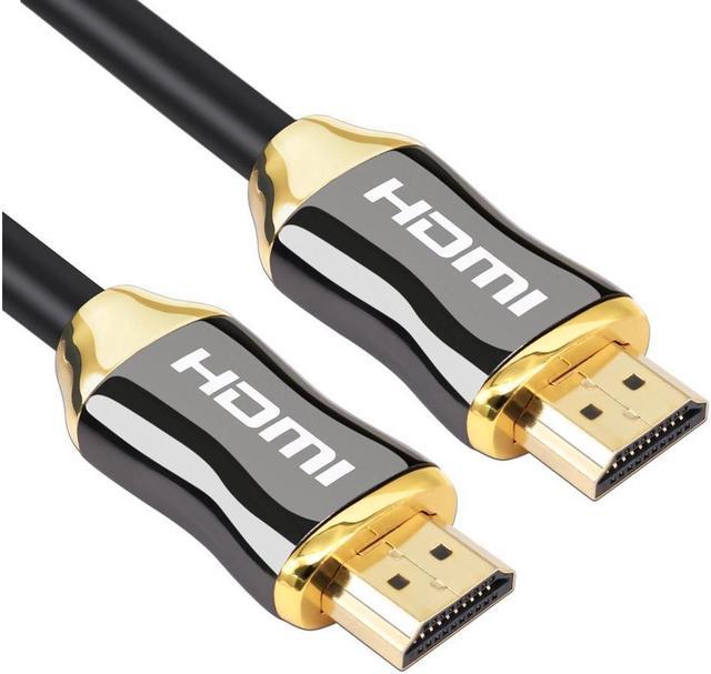 25ft HDMI 1.4 Male to Male Black Cable Supports Ethernet Channel Max  Resolution Up to 4096x2160 (DCI 4K), Your Fiber Optic Solution