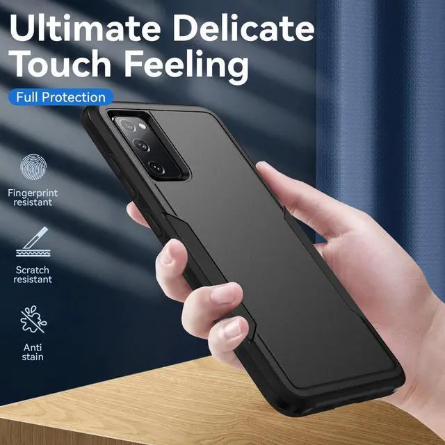 Alt view image 3 of 7 - NEW Fashion Case Shockproof Case For Samsung Galaxy S20 FE 5G Case Samsung S20 FE (Black)