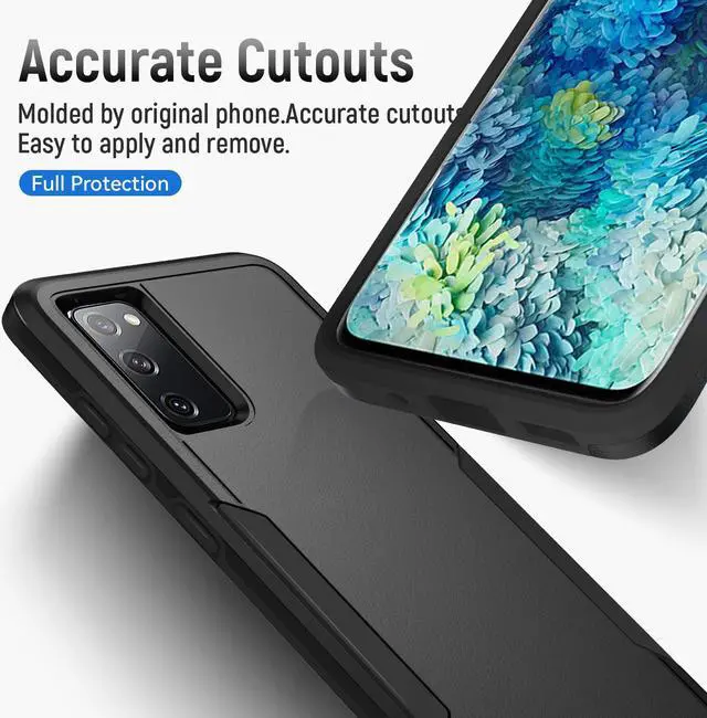 Alt view image 4 of 7 - NEW Fashion Case Shockproof Case For Samsung Galaxy S20 FE 5G Case Samsung S20 FE (Black)