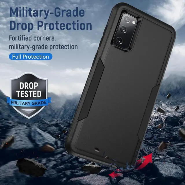 Alt view image 2 of 7 - NEW Fashion Case Shockproof Case For Samsung Galaxy S20 FE 5G Case Samsung S20 FE (Black)