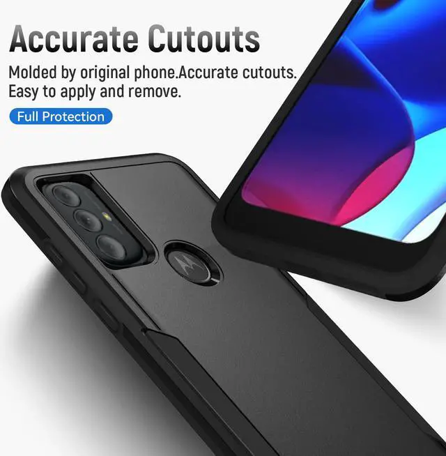 Alt view image 4 of 6 - NEW Fashion Case Shockproof Case For Moto G Power (2022) case for motorola g power 2022 (Black)