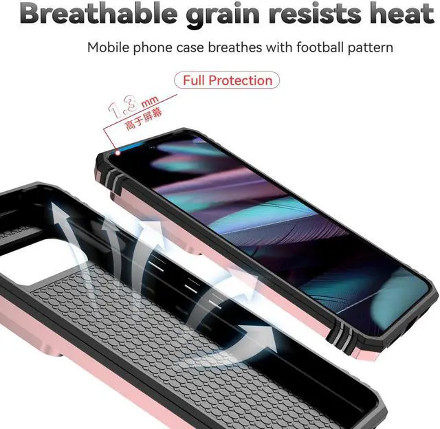 Alt view image 6 of 7 - Fashion Case with Stander Shockproof Case For Pixel 8 Pro Case for Google Pixel 8 Pro (Purple)