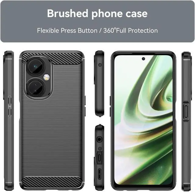 Alt view image 5 of 7 - NEW Fashion Case TPU Ultra Thin Case For OnePlus Nord N30 5G (Black)