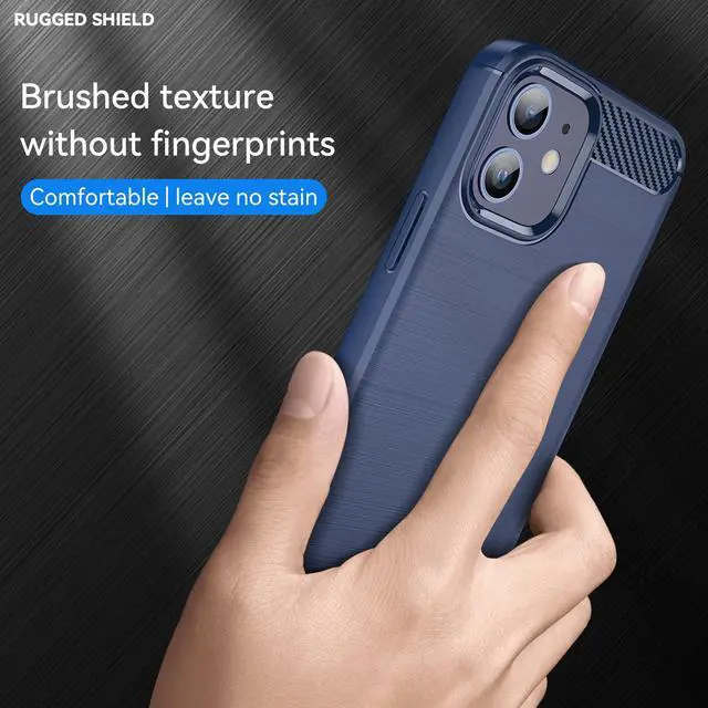 Alt view image 7 of 7 - NEW Fashion Case Ultra Thin Case For iPhone 12 for iPhone12  (6.1inch) (Blue)