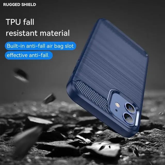 Alt view image 4 of 7 - NEW Fashion Case Ultra Thin Case For iPhone 12 for iPhone12  (6.1inch) (Blue)
