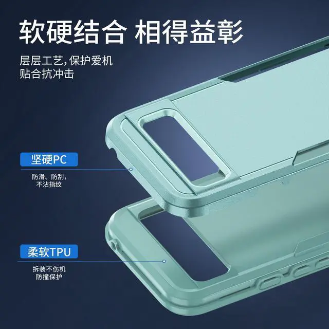 Alt view image 6 of 6 - New Fashion Case Shockproof Case For Google Pixel 8A (Green)