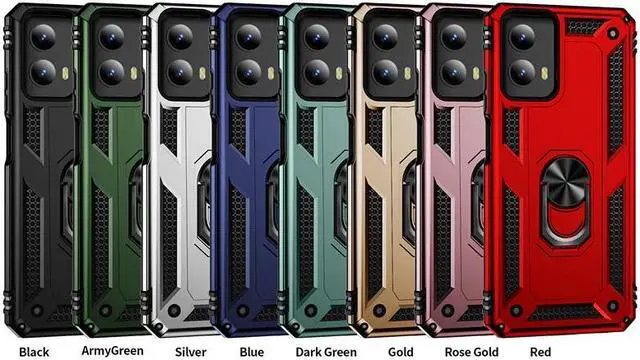 Alt view image 7 of 7 - TYJKeJi Case with Holder Stander Case Shockproof Case For Moto G 5G 2024 (Green)
