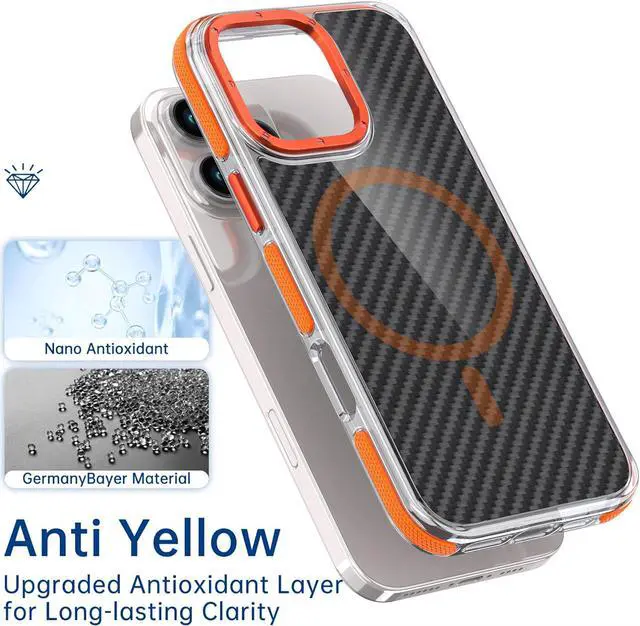 Alt view image 4 of 7 - TYJKeJi Case Wireless Charging Supported Cover Phone Case For iPhone 15 Pro Max (6.7inch) (Gray)