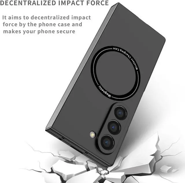 Alt view image 7 of 7 - TYJKeJi Case Back Cover Case For Samsung Galaxy Z Fold 6 For Samsung Galaxy Z Fold6 (Black)