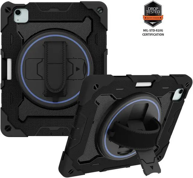 Main image of TYJKeJi Case Fashion Protective Case Stander Case for iPad Air 11 Inch 2024 (Black)