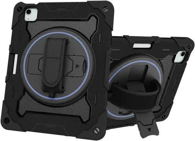 Alt view image 6 of 7 - TYJKeJi Case Fashion Protective Case Stander Case for iPad Air 11 Inch 2024 (Black)