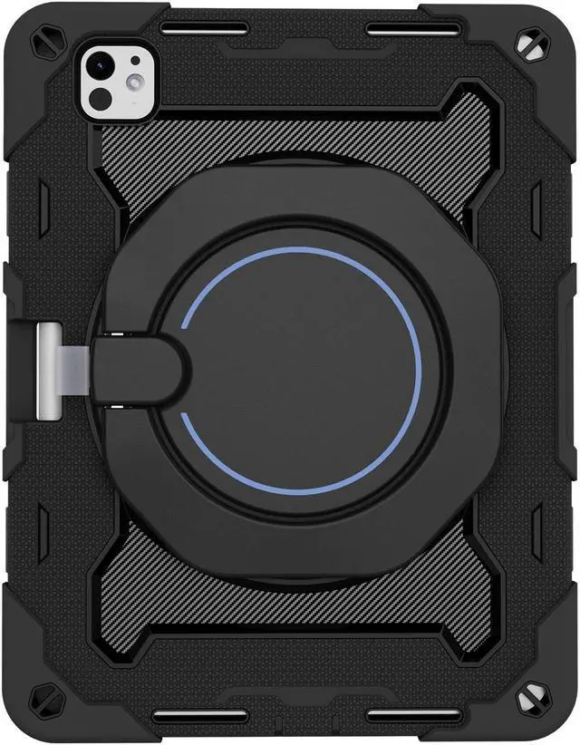 Alt view image 7 of 7 - TYJKeJi Case Fashion Protective Case Stander Case for iPad Pro 11 Inch 2024 (Black)