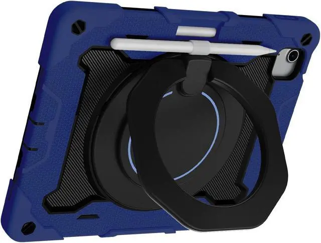 Alt view image 3 of 7 - TYJKeJi Case Fashion Protective Case with Stander Case for iPad Air 11 Inch 2024 (Blue)