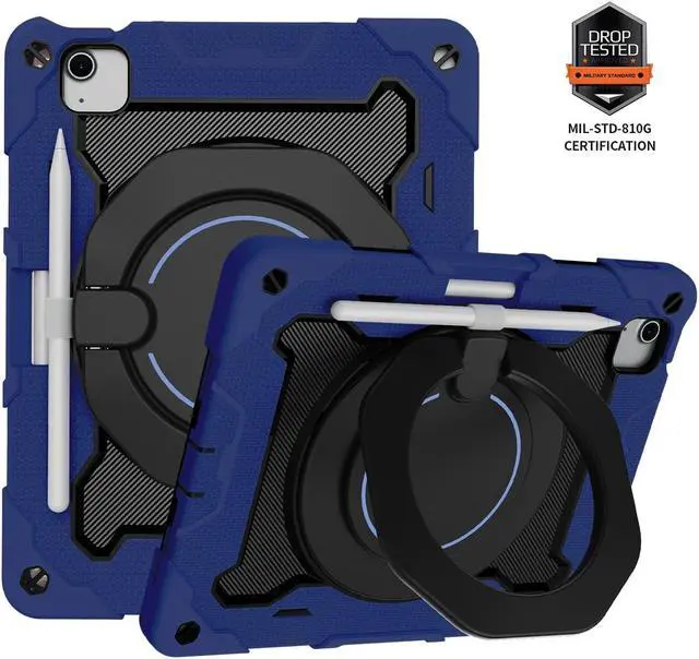 Main image of TYJKeJi Case Fashion Protective Case with Stander Case for iPad Air 11 Inch 2024 (Blue)