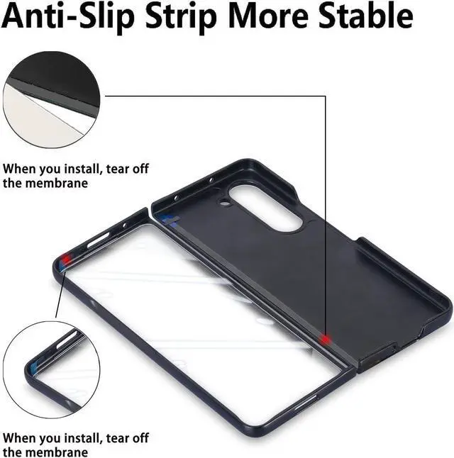 Alt view image 7 of 7 - TYJKeJi Case Back Cover Case For Samsung Galaxy Z Fold 6 For Samsung Galaxy Z Fold6 (Black)