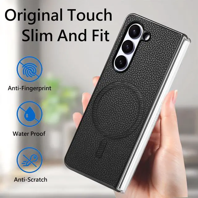 Alt view image 2 of 7 - TYJKeJi Case Back Cover Case For Samsung Galaxy Z Fold 6 For Samsung Galaxy Z Fold6 (Black)