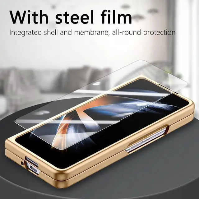 Alt view image 5 of 7 - TYJKeJi Case Back Cover Case For Samsung Galaxy Z Fold 6 For Samsung Galaxy Z Fold6 (Khaki)