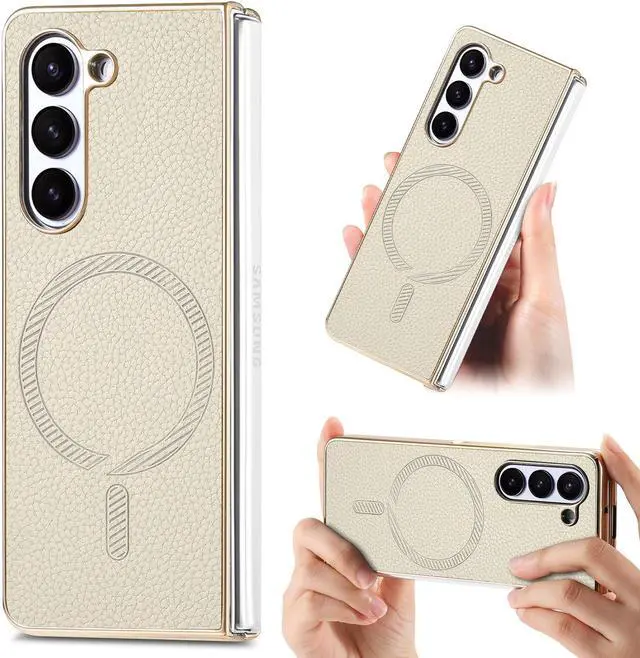 Main image of TYJKeJi Case Back Cover Case For Samsung Galaxy Z Fold 6 For Samsung Galaxy Z Fold6 (Khaki)