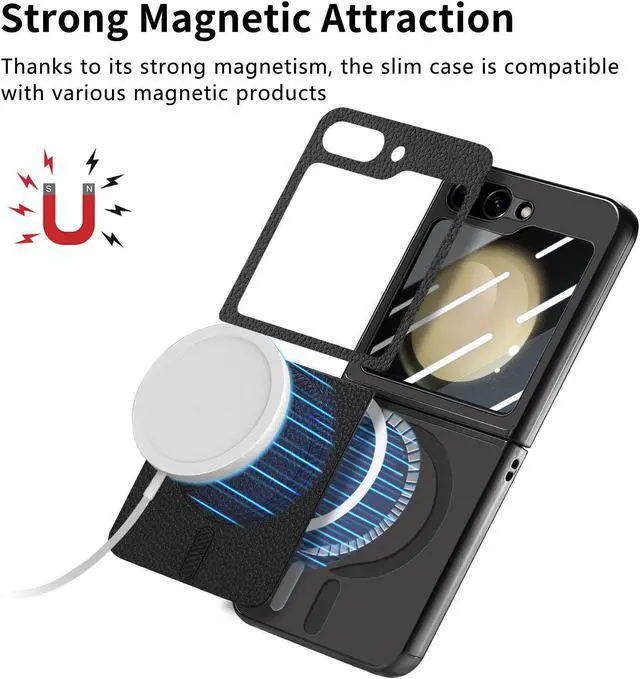 Alt view image 5 of 7 - TYJKeJi Case Back Cover Case For Samsung Galaxy Z Flip 6 For Samsung Galaxy Z Flip6 (Black)