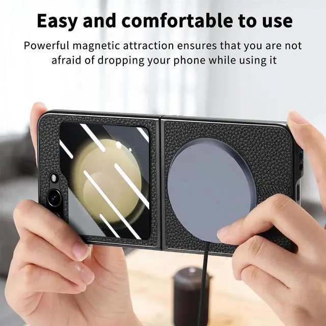 Alt view image 6 of 7 - TYJKeJi Case Back Cover Case For Samsung Galaxy Z Flip 6 For Samsung Galaxy Z Flip6 (Black)