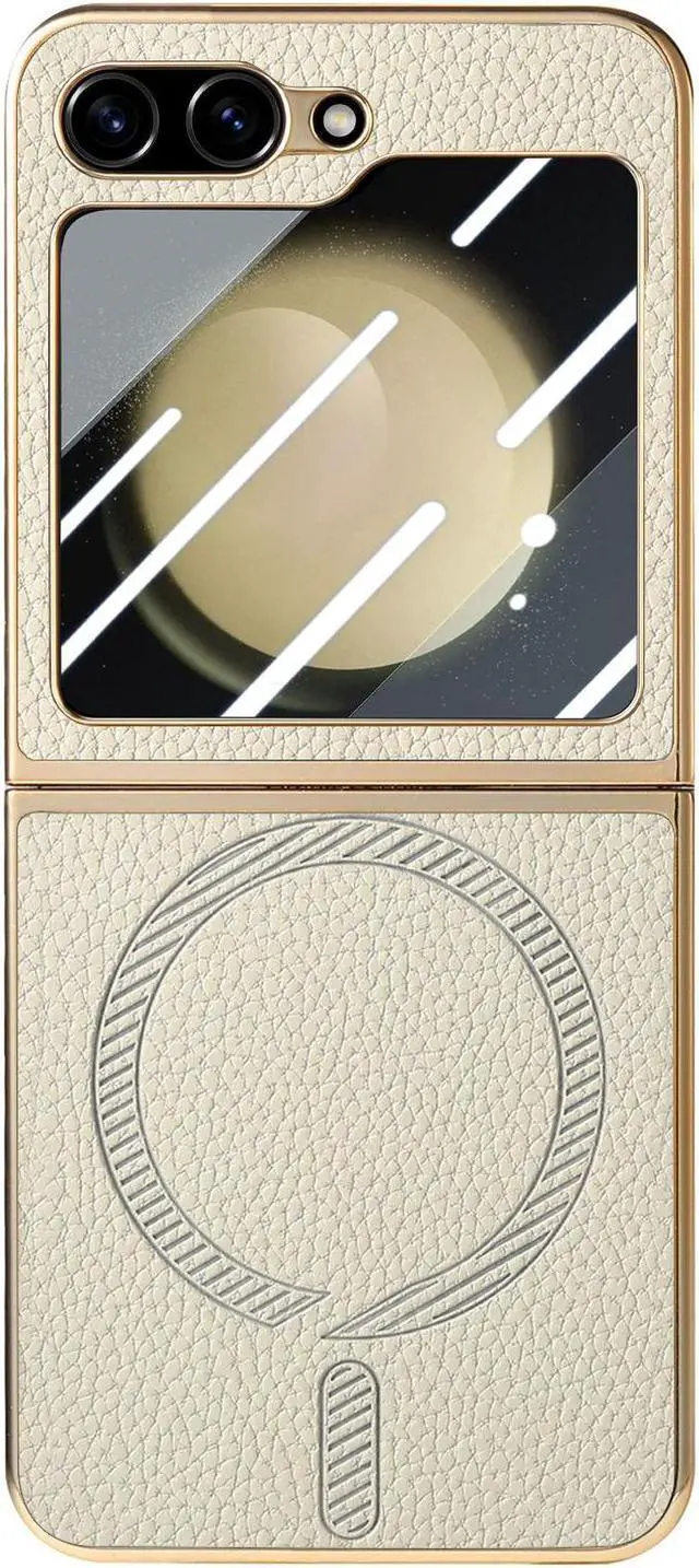 Alt view image 2 of 7 - TYJKeJi Case Back Cover Case For Samsung Galaxy Z Flip 6 For Samsung Galaxy Z Flip6 (Khaki)