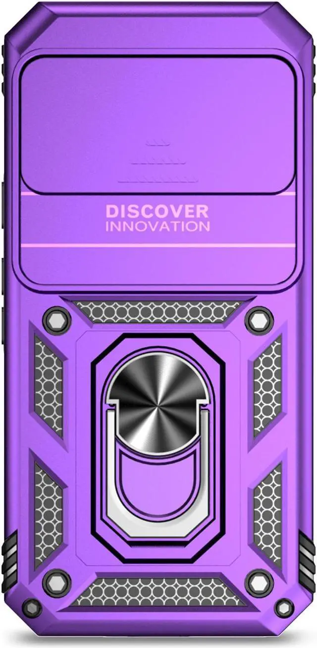 Alt view image 6 of 7 - TYJKeJi Case with Stander Back Cover Case For Google Pixel 9 Pro /  For Google Pixel9 (6.3inch) (Purple)