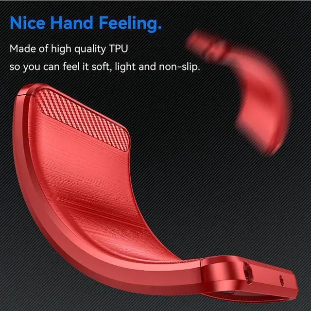 Alt view image 4 of 7 - TYJKeJi Case Back Cover Ultra Thin Case For Nothing CMF Phone 1 (Red)