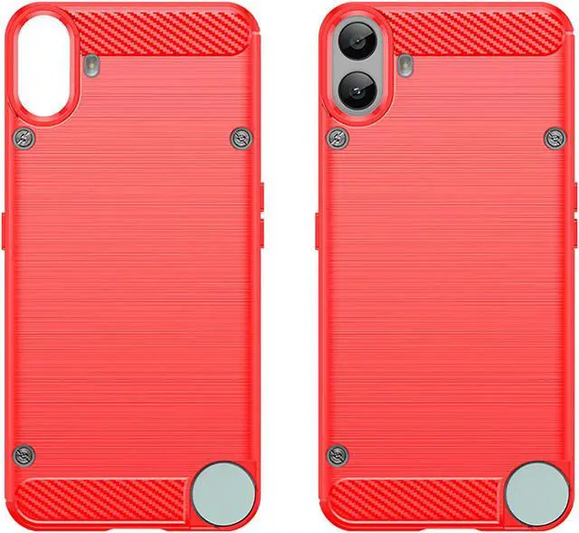 Alt view image 7 of 7 - TYJKeJi Case Back Cover Ultra Thin Case For Nothing CMF Phone 1 (Red)