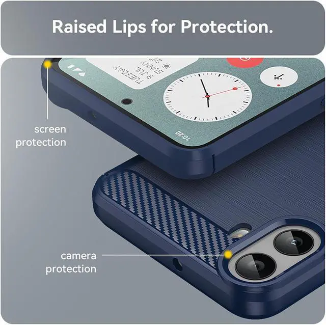 Alt view image 6 of 7 - TYJKeJi Case Back Cover Ultra Thin Case For Nothing CMF Phone 1 (Blue)